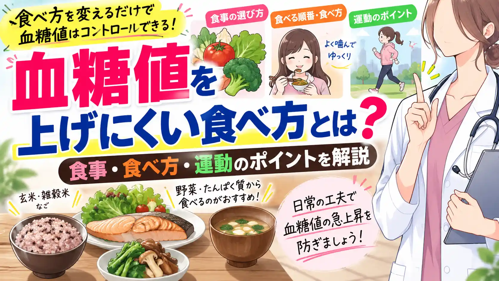 食後の強い眠気やだるさは血糖値のせい?